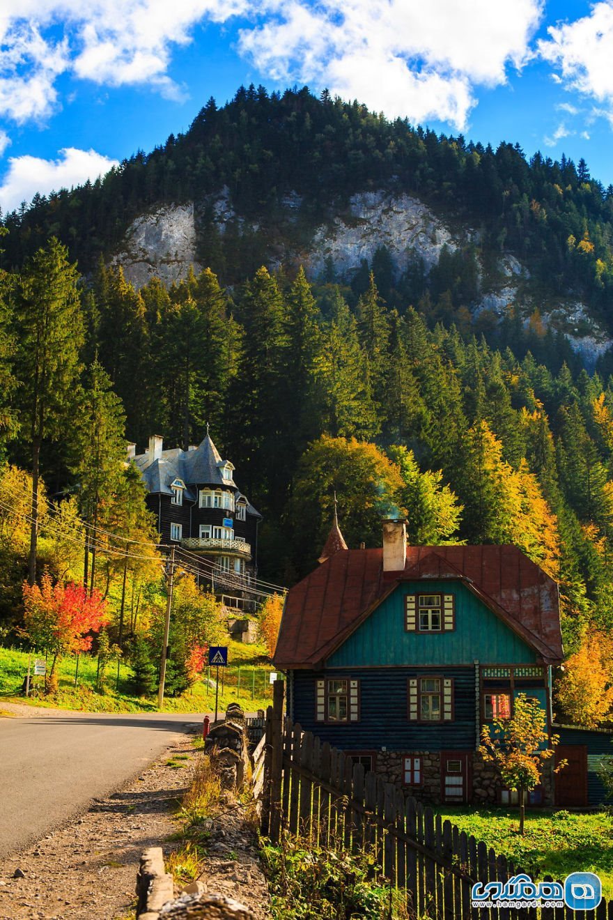 دهکده ای به سبک خانه های سوئیسی