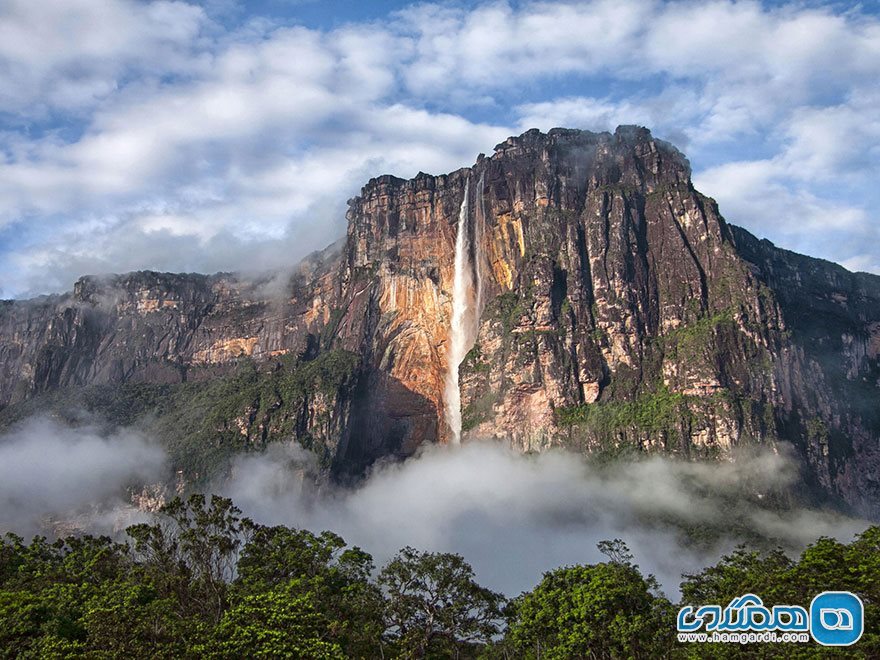 آبشار آنجل (فرشته) در ونزوئلا