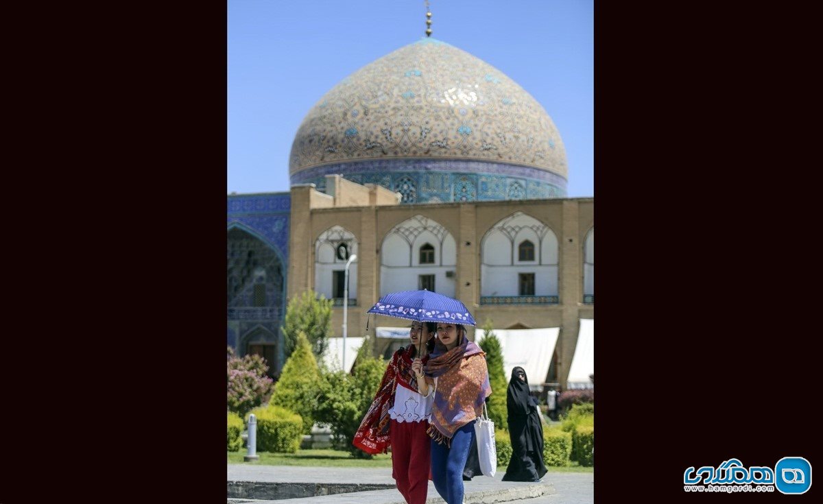 گردشگران خارجی دراصفهان