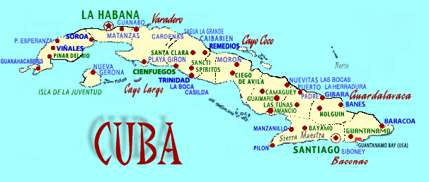 کشور کوبا جزیره دریای کاراییب