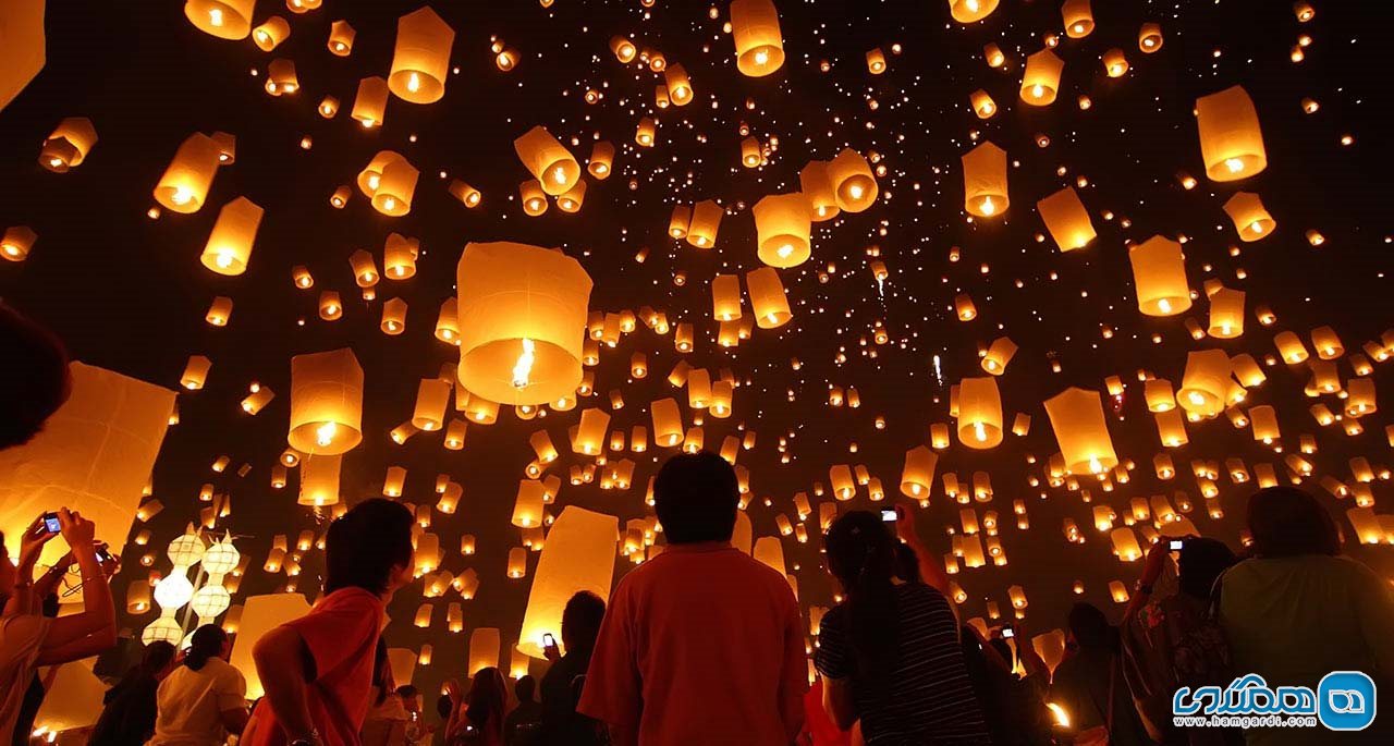 فانوس های زیبای تایلندی ، فستیوال نور بانکوک