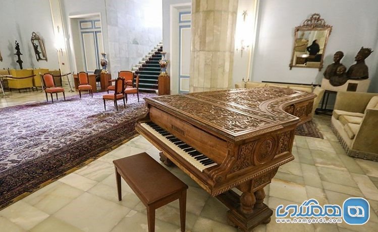 قدیمی ترین پیانوی مجموعه سعدآباد