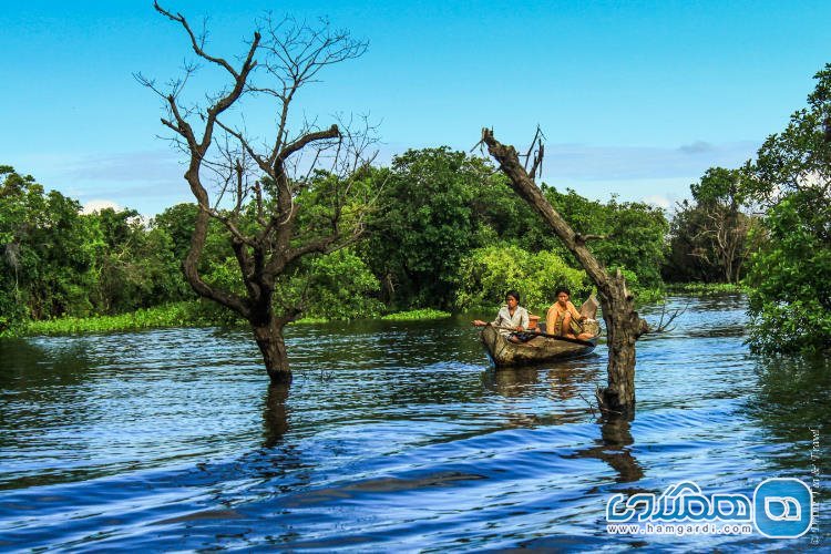 دریاچه ی کامپونگ پلاک در کامبوج