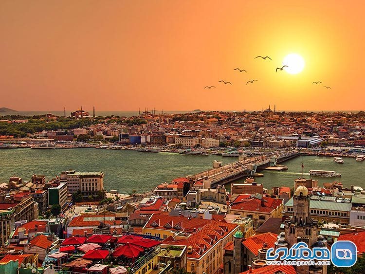 شهر نهم شهر  استانبول، ترکیه با 11 میلیون و 900 هزار گردشگر بین المللی