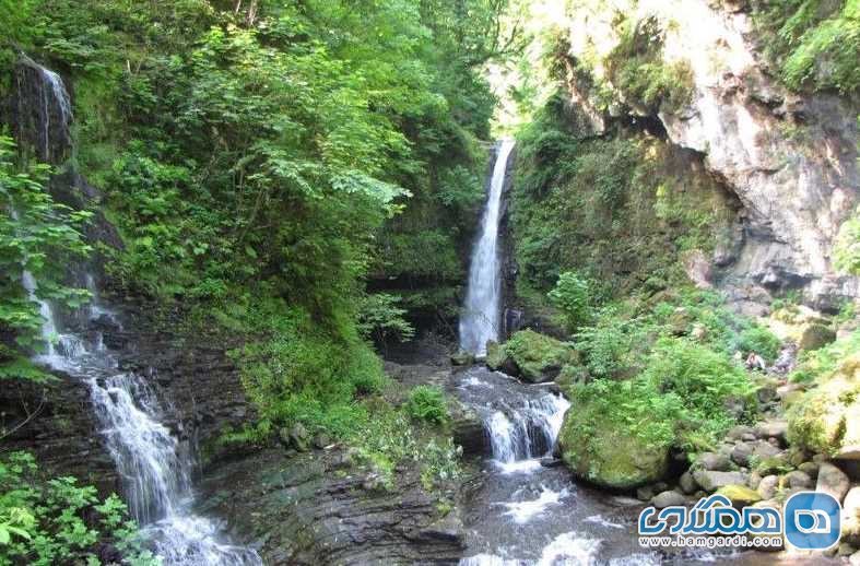 آبشار زمرد تالش در استان گیلان