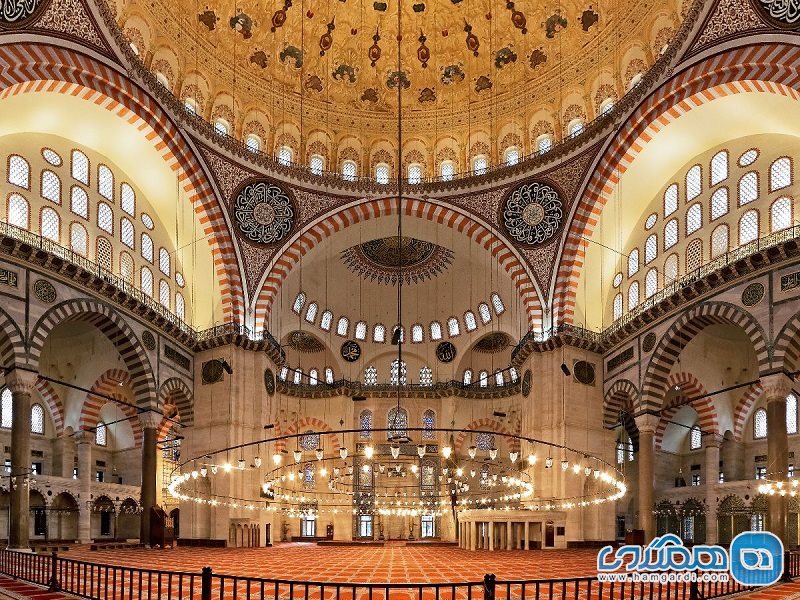 صحن مسجد سلیمانیه استانبول