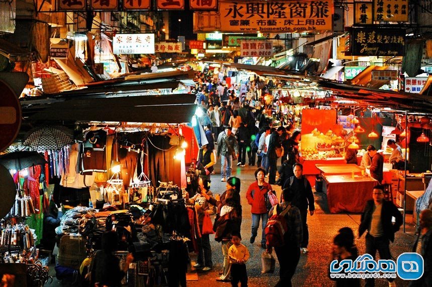 هنگ کنگ (تماشای معبد خیابان بازار)