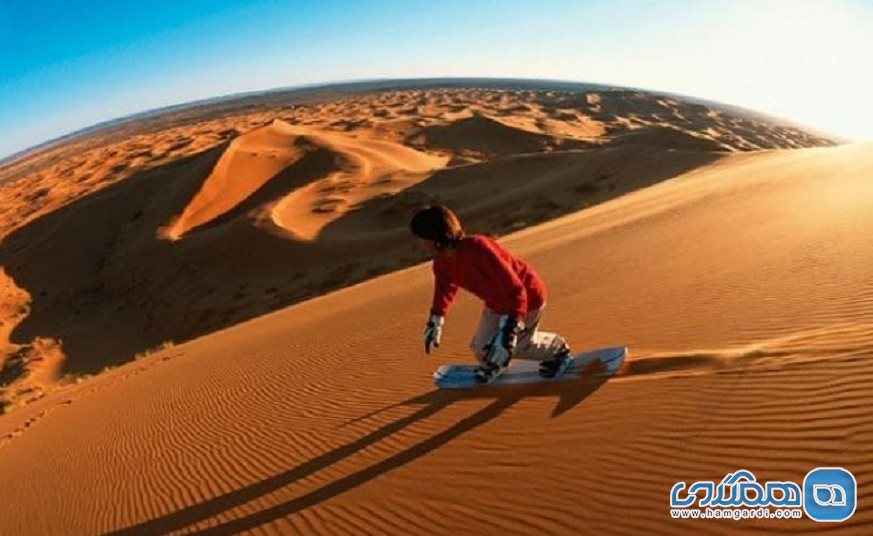 شن سواری در صحرای دبی 