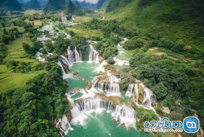 آبشار های بان گیس-دتیان در مرز ویتنام و چین