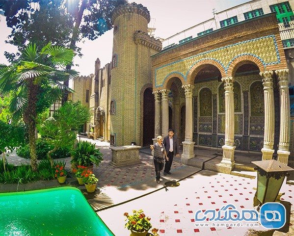 معماری موزه مقدم-حیاط خانه موزه مقدم2