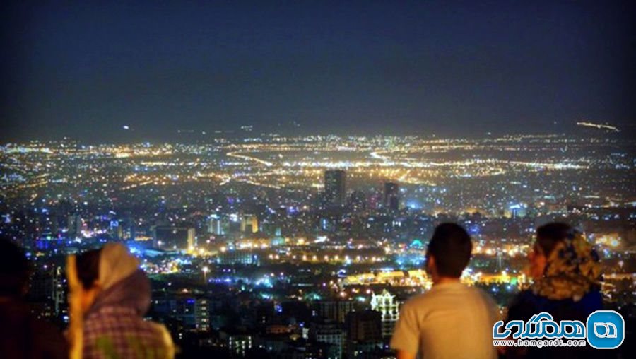 مناظر زیبا از بام تهران