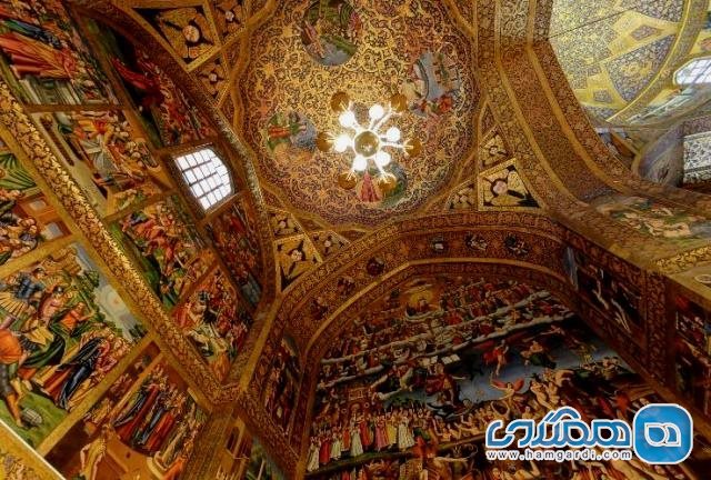 سبک نقاشی کلیسای وانک اصفهان