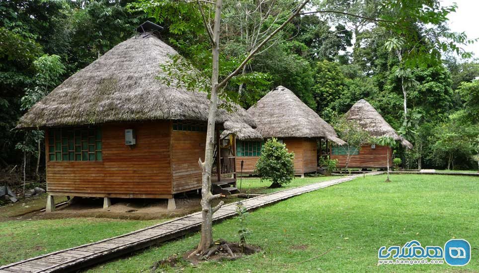 مجموعه اقامتی سانی Sani Lodge، پارک ملی یاسونی Yasuni National Park، اکوادور