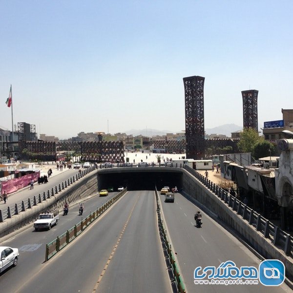 پل چوبی تهران قدیم