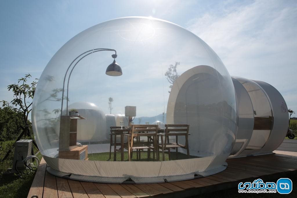 هتل های حبابی جهان