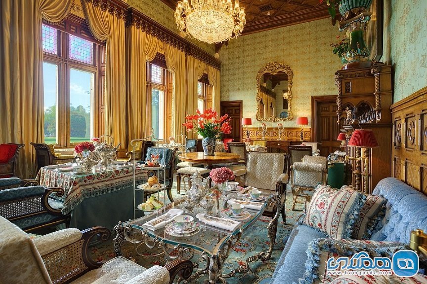 نمای داخلی از قلعه اشفورد Ashford Castle در ایرلند