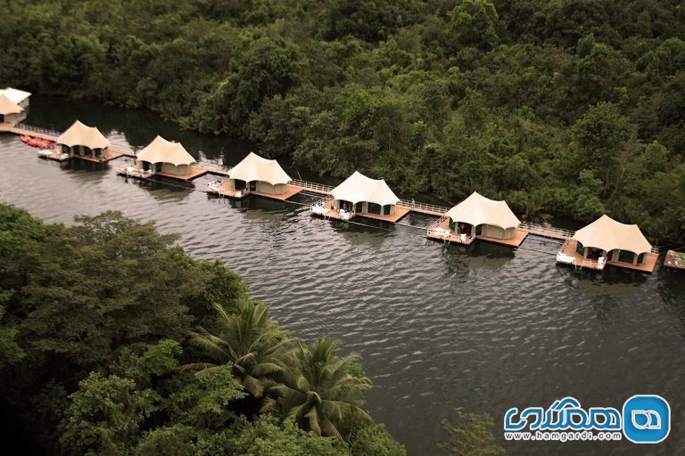 هتل 4 Rivers Floating Lodge در کامبوج