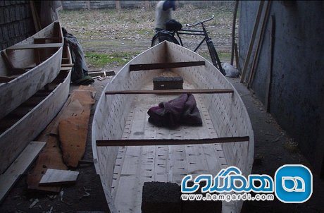  قایق دست ساز از درخت توسکا