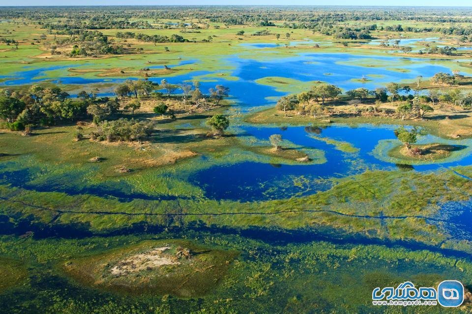 دلتای اوکاوانگو Okavango Delta در بوتسوانا