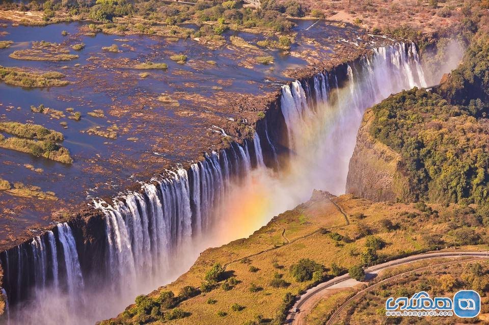 آبشارهای ویکتوریا Victoria Falls در زیمبابوه و زامبیا