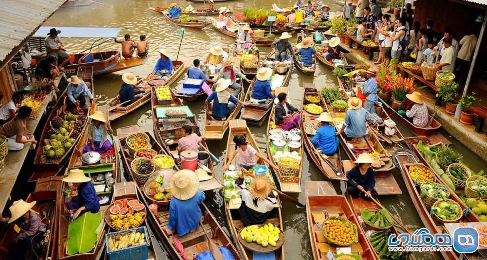 بازارهای شناور در تایلند