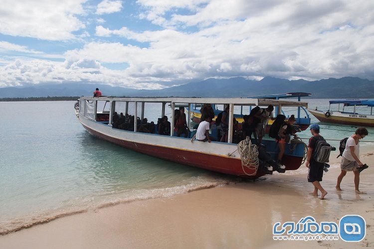 قایق سواری در جزایر جیلی