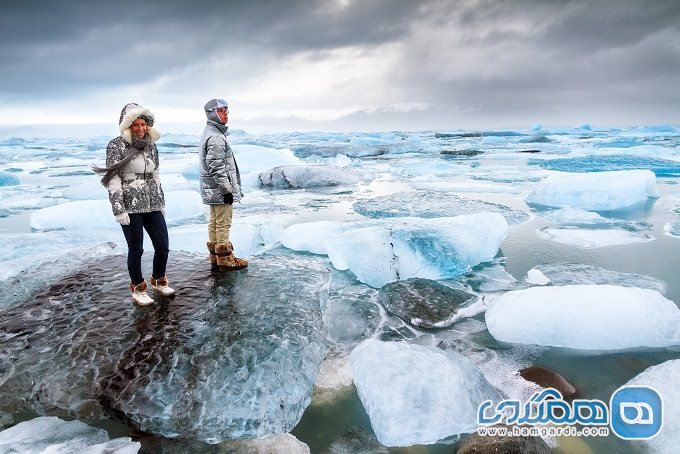 زیباترین نقاط ایسلند : دریاچه یخچالی Jökulsárlón