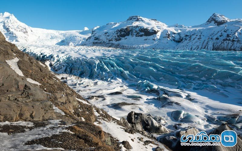 یخچال طبیعی Svinafellsjokull