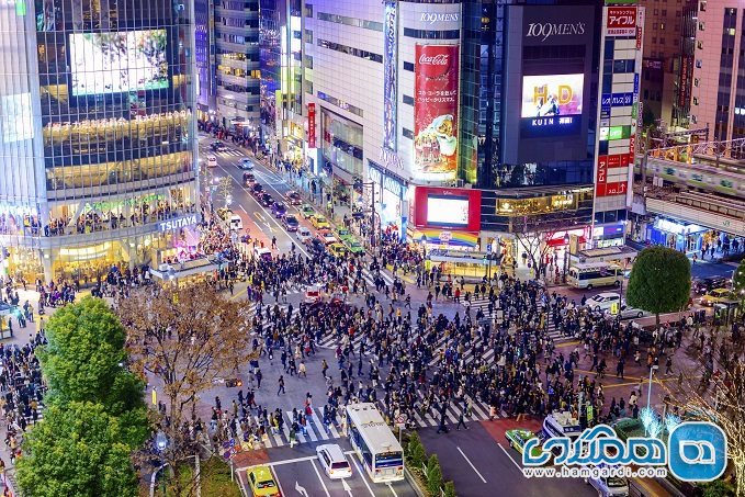 در چهارراه منحصر به فرد شیبویا Shibuya بهترین عکس ها را بیاندازید