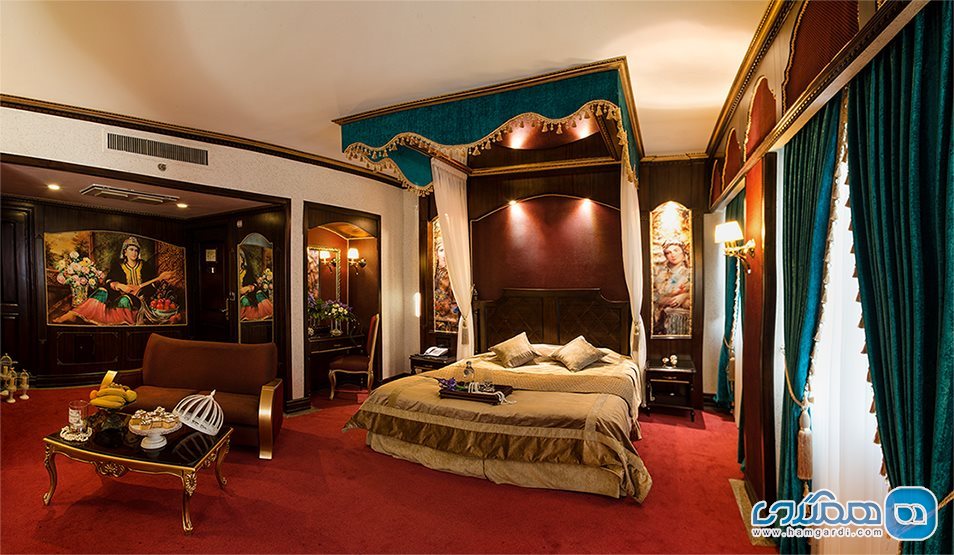 اتاق های هتل قصر مشهد