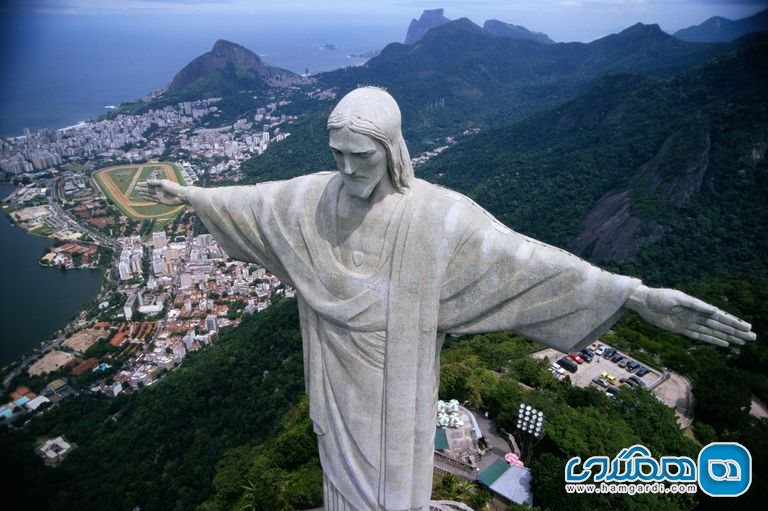 مجسمه نجات بخش مسیح در برزیل (christ the redeemer statue in brazil)