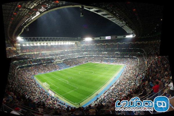 استادیوم سانتیاگو برنابئو در شهر مادرید اسپانیا