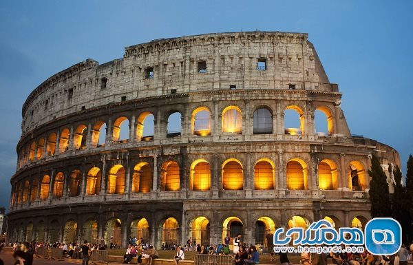 کلسیوم و تالار رومی ها The Colosseum and Forum