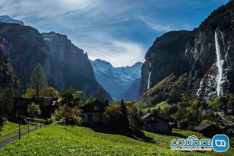 آبشاراستاباخ، برنیز اوبرلند (Bernese Oberland) در کشور سوئیس