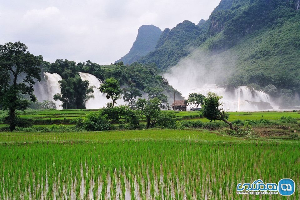 آبشارهای بانگیوک-دیتاین، مرز ویتنام و چین