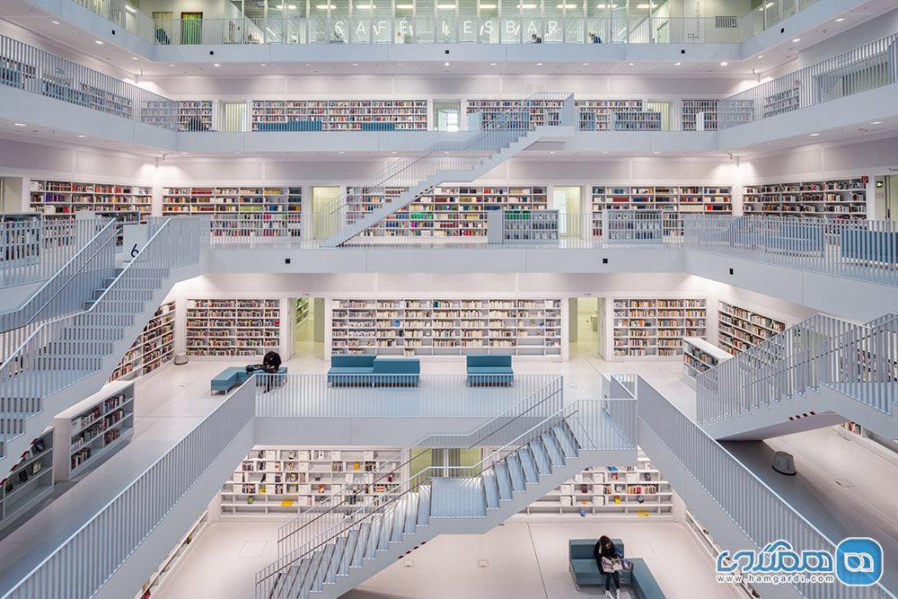 کتابخانه شهر اشتوتگارت، آلمان2