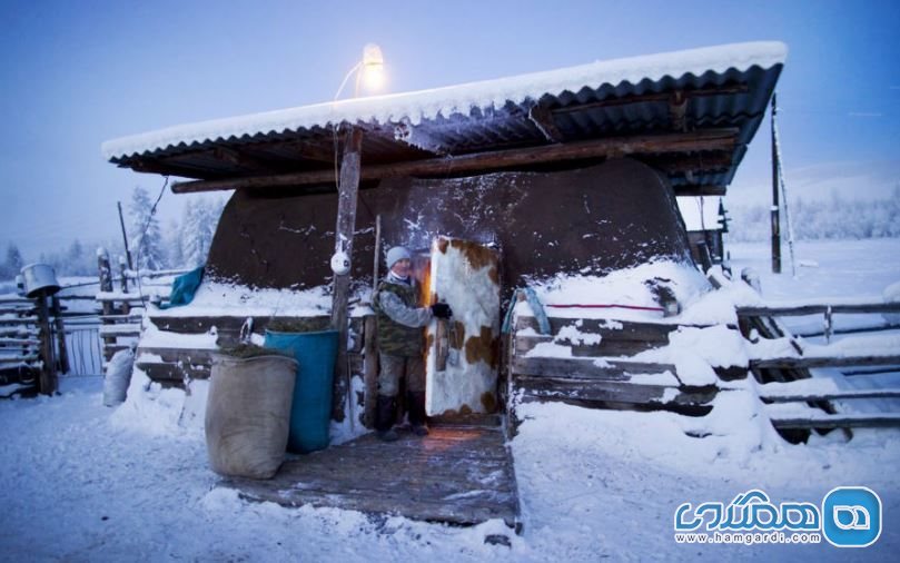 روستای اویمیاکن، سرد ترین منطقه جهان7