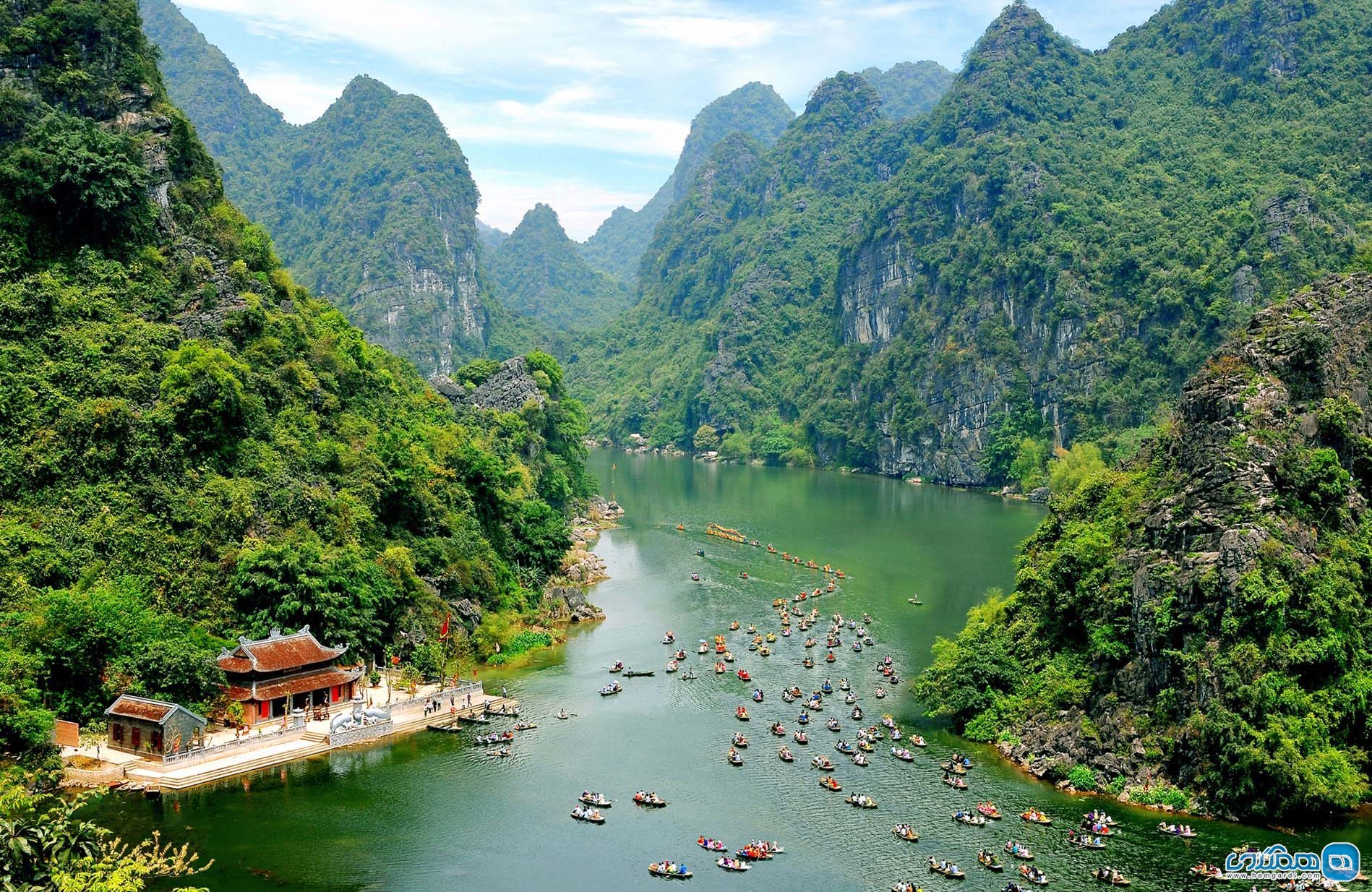 مجموعه مناظر طبیعی ترانگ آن Trang An در ویتنام