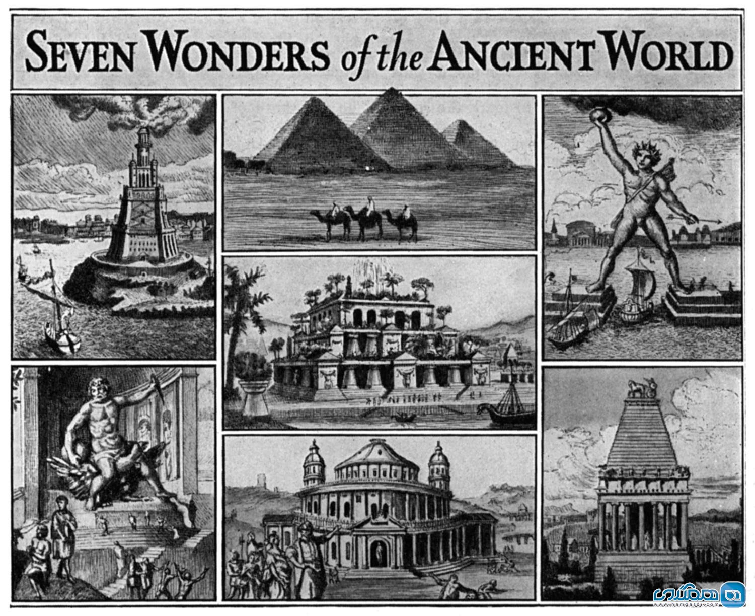 عجایب هفتگانه جهان باستان و بقایای این مکان های شگفت انگیز