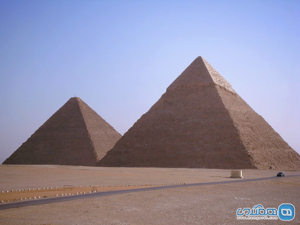هرم بزرگ جیزه Great Pyramid of Giza در مصر (2548 تا 2561 پیش از میلاد مسیح)