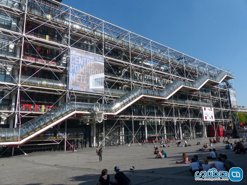 آشنایی با محله های پاریس : آروندیسمان سوم : موزه جورج پومپیدو Georges Pompidou Museum و دیگر نواحی مشهور