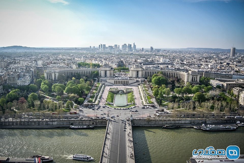 آشنایی با محله های پاریس : آروندیسمان شانزدهم : اختصاصی ترین مناطق مسکونی پاریس و میدان تروکادرو Trocadéro Square مشرف به برج ایفل Eiffel Tower