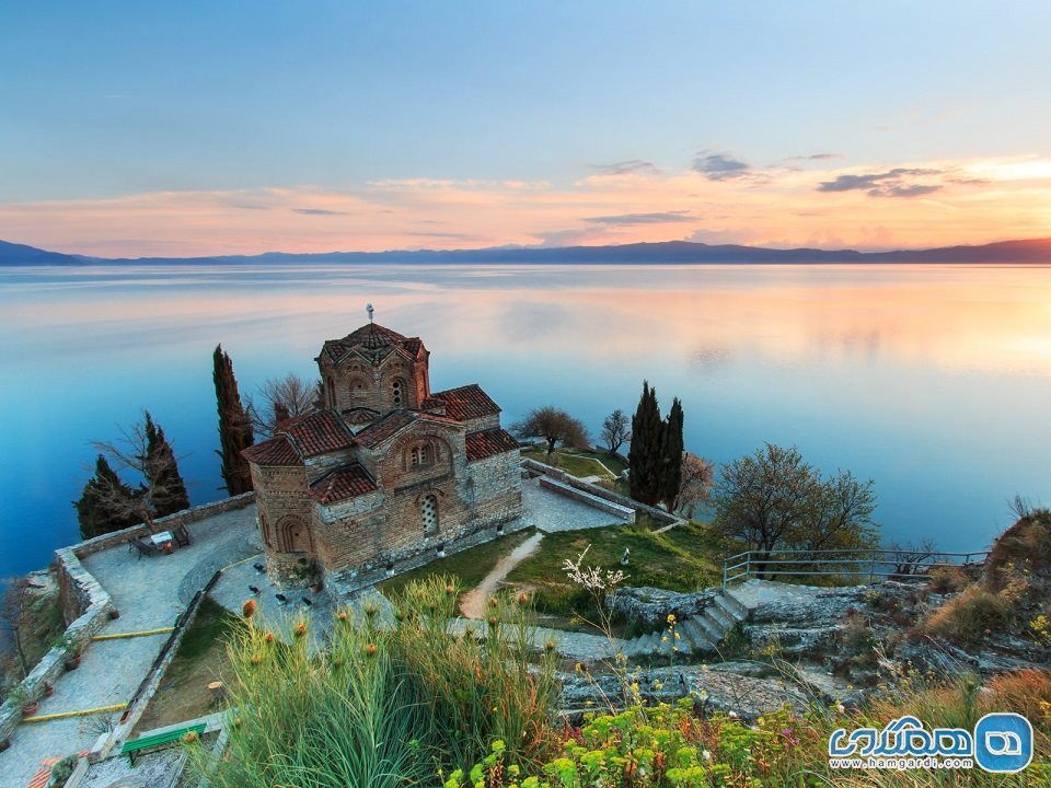 دریاچه اهرید Lake Ohrid در مقدونیه