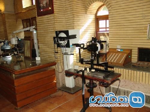 بخش چشم پزشکی موزه و بازدید از آثار پروفسور شمس