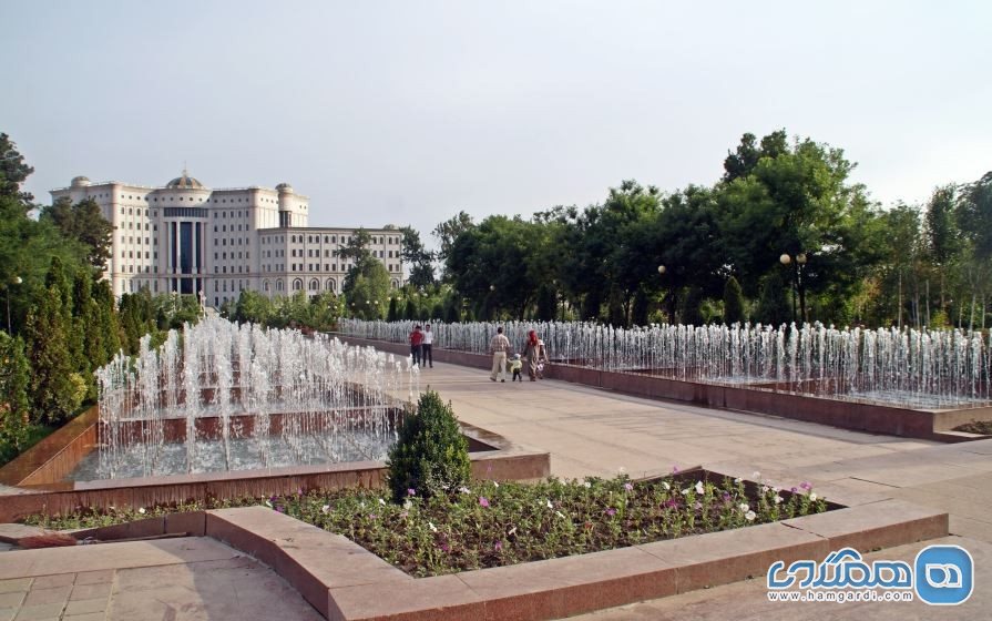 تاجیکستان شهر مجسمه ها و فواره ها
