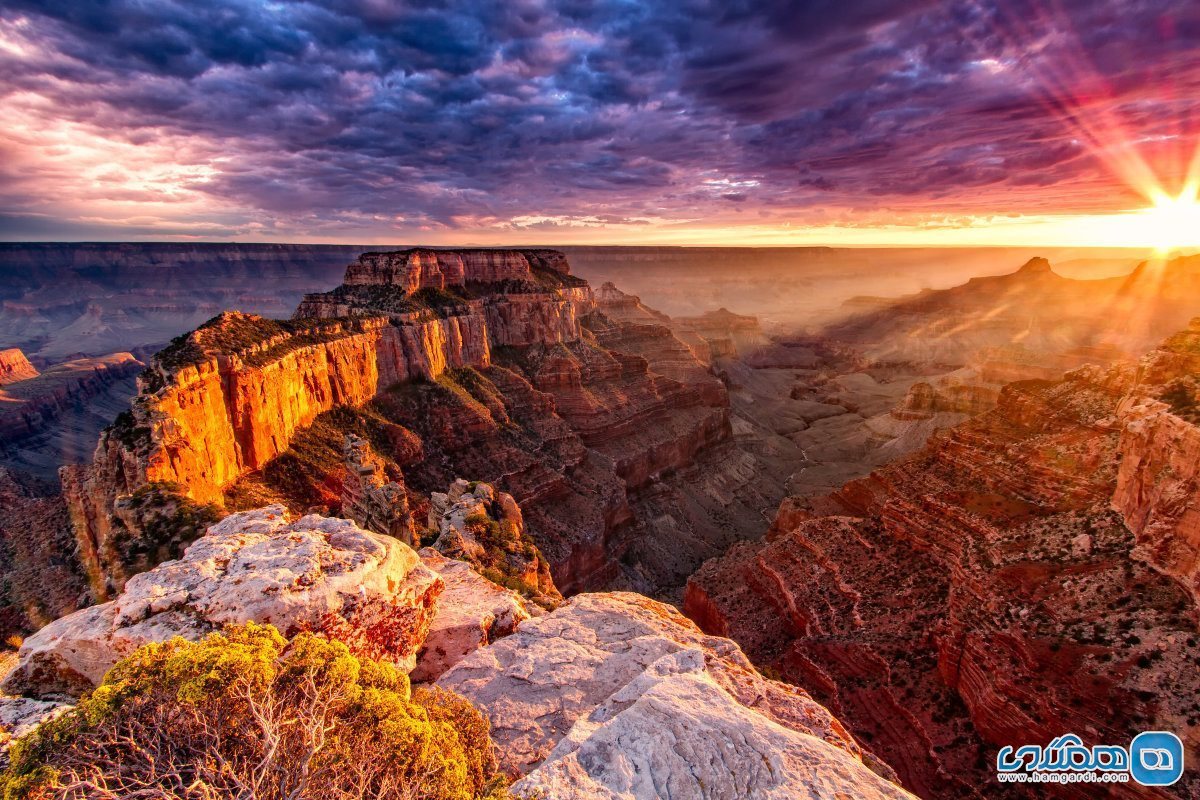 گرند کنیون Grand Canyon در آریزونای آمریکا