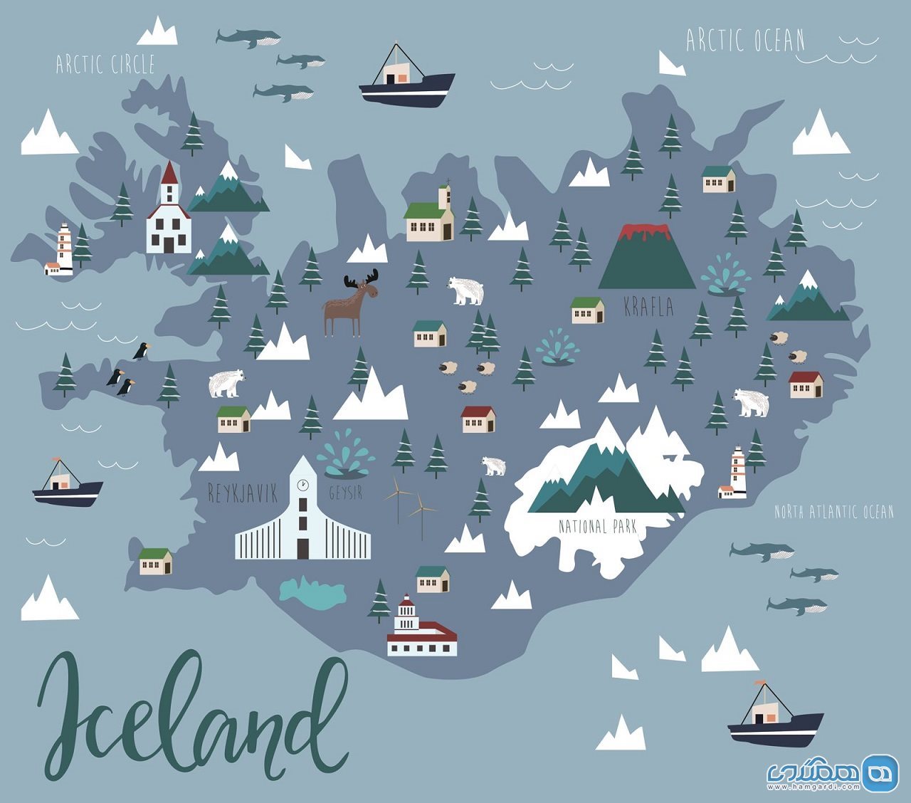 سفر به ایسلند / ده منظره طبیعی خیره کننده در ایسلند که باید ببینید