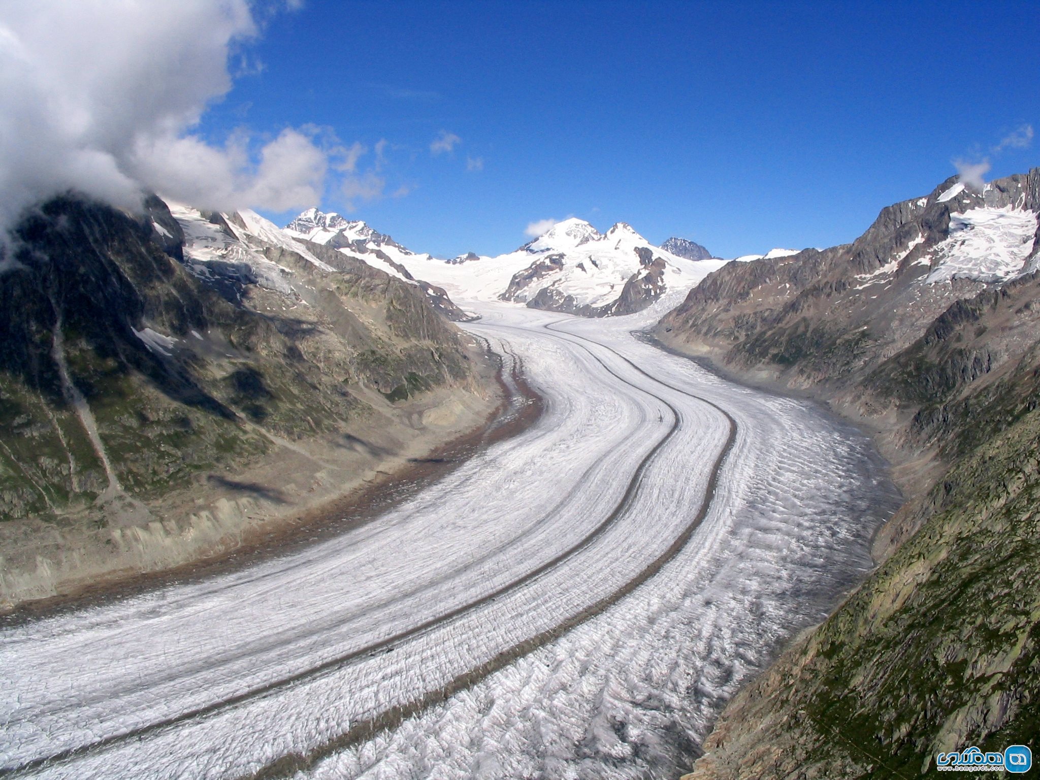 کوه یخی عظیم آلتچ (Aletsch)