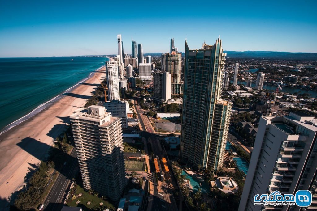 تماشایی ترین نقاط استرالیا : گلد کوست Gold Coast، بهشت موج سواران Surfers Paradise