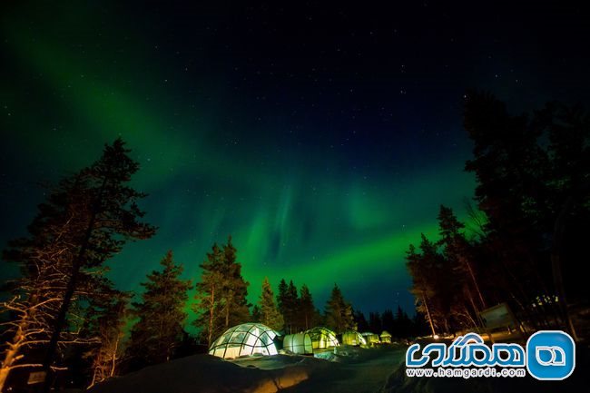 رمانتیک ترین سفر های ماجراجویانه : تماشای نور های شمالی در فنلاند